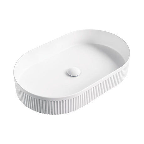 Fienza RB464MW Eleanor Oval Above Counter Basin Matte White - Basins