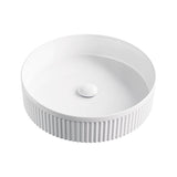 Fienza RB465 Eleanor Round Above Counter Basin Gloss White - Basins