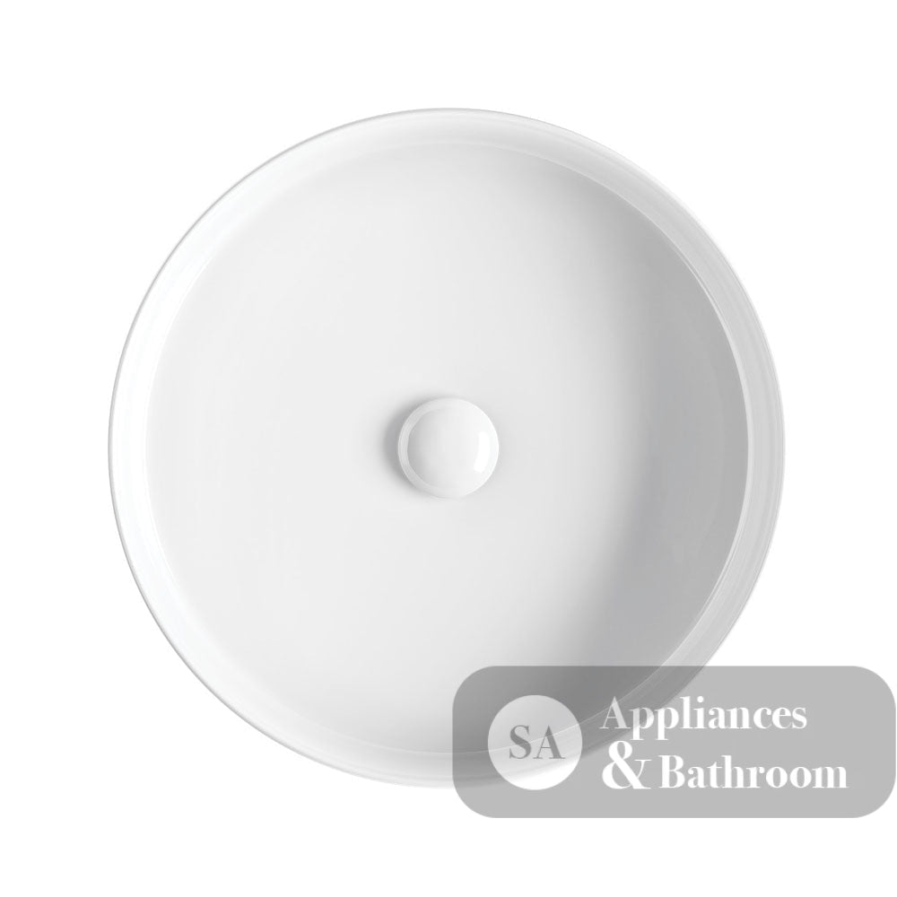 Fienza RB465 Eleanor Round Above Counter Basin Gloss White - Basins