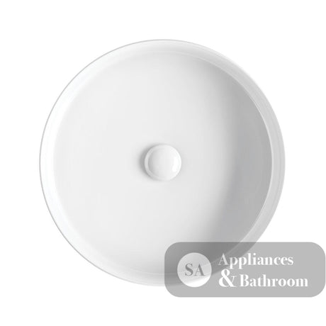 Fienza RB465 Eleanor Round Above Counter Basin Gloss White - Basins