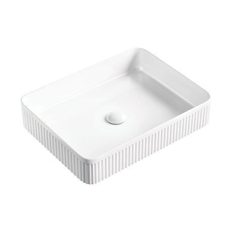 Fienza RB467 Eleanor Rectangular Above Counter Basin White - Basins