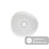 Fienza RB486 Pebble Small Above Counter Basin Gloss White - Basins