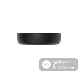 Fienza RB486B Pebble Small Above Counter Basin Matte Black - Basins