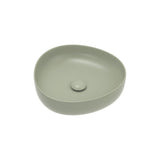 Fienza RB486MG Pebble Small Above Counter Basin Matte Olive - Basins