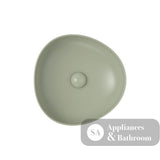 Fienza RB486MG Pebble Small Above Counter Basin Matte Olive - Basins