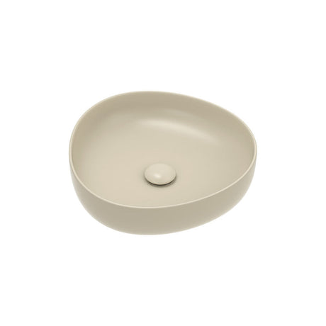 Fienza RB486MK Pebble Small Above Counter Basin Matte Khaki - Basins