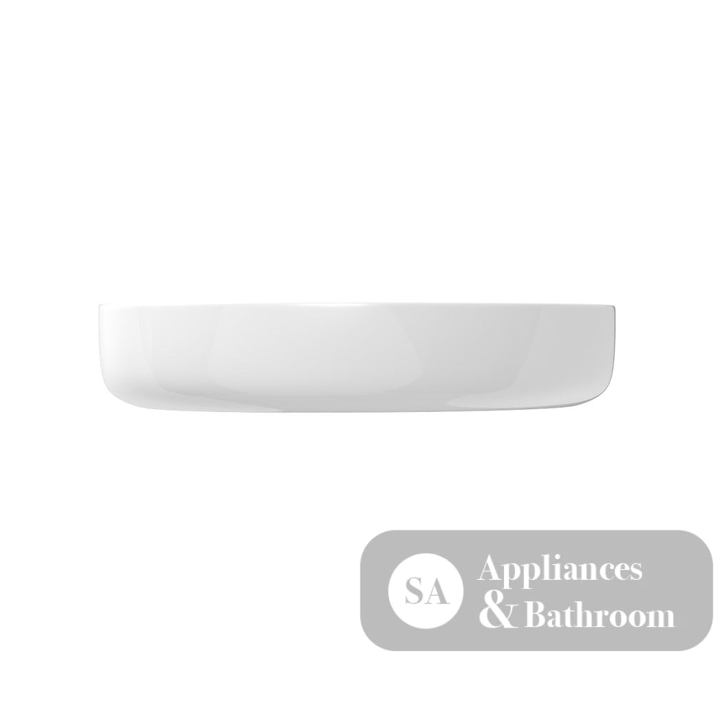 Fienza RB487 Pebble Medium Above Counter Basin Gloss White - Basins