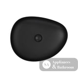Fienza RB487B Pebble Medium Above Counter Basin Matte Black - Basins