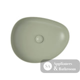 Fienza RB487MG Pebble Medium Above Counter Basin Matte Olive - Basins