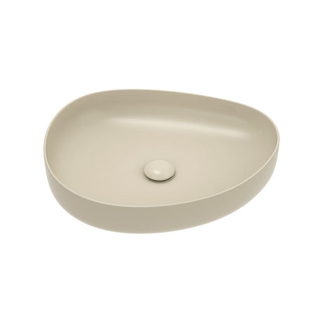 Fienza RB487MK Pebble Medium Above Counter Basin Matte Khaki - Basins
