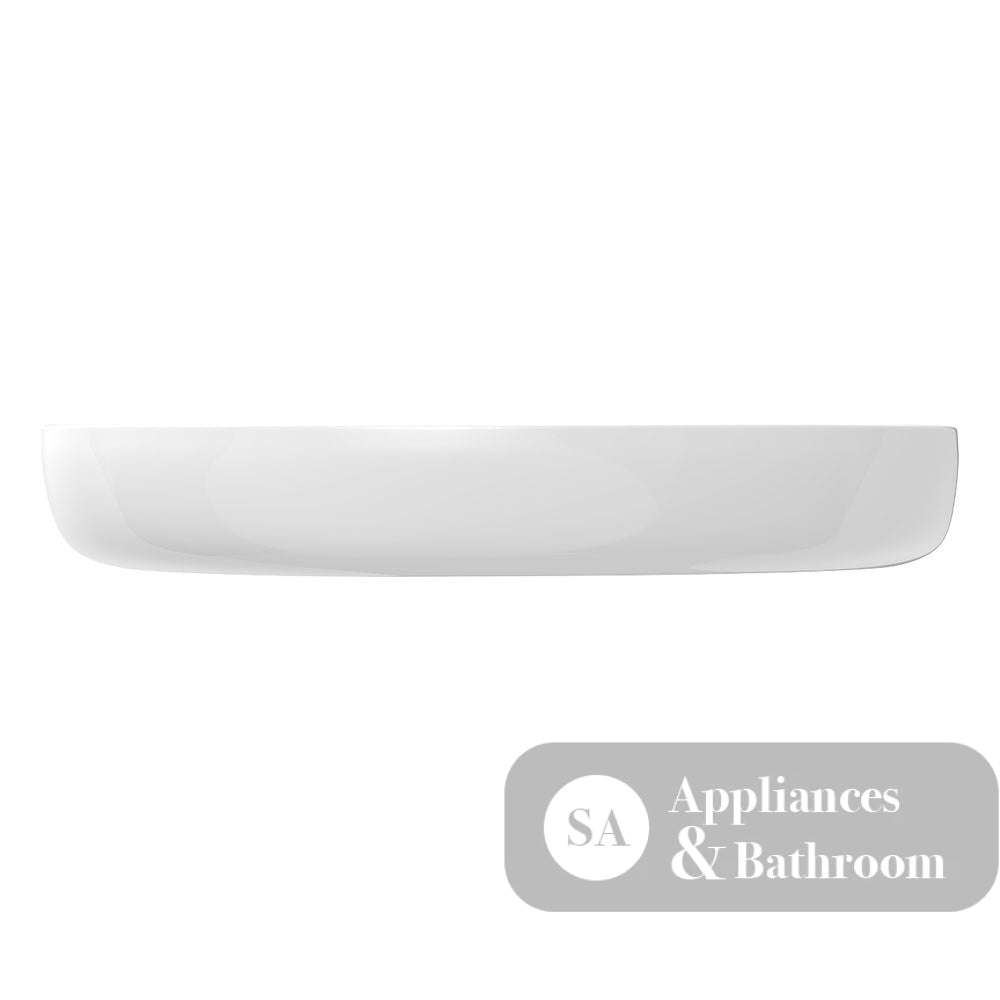 Fienza RB489 Pebble Large Above Counter Basin Gloss White - Basins