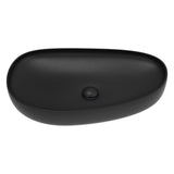 Fienza RB489B Pebble Large Above Counter Basin Matte Black - Basins