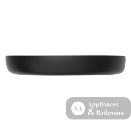 Fienza RB489B Pebble Large Above Counter Basin Matte Black - Basins