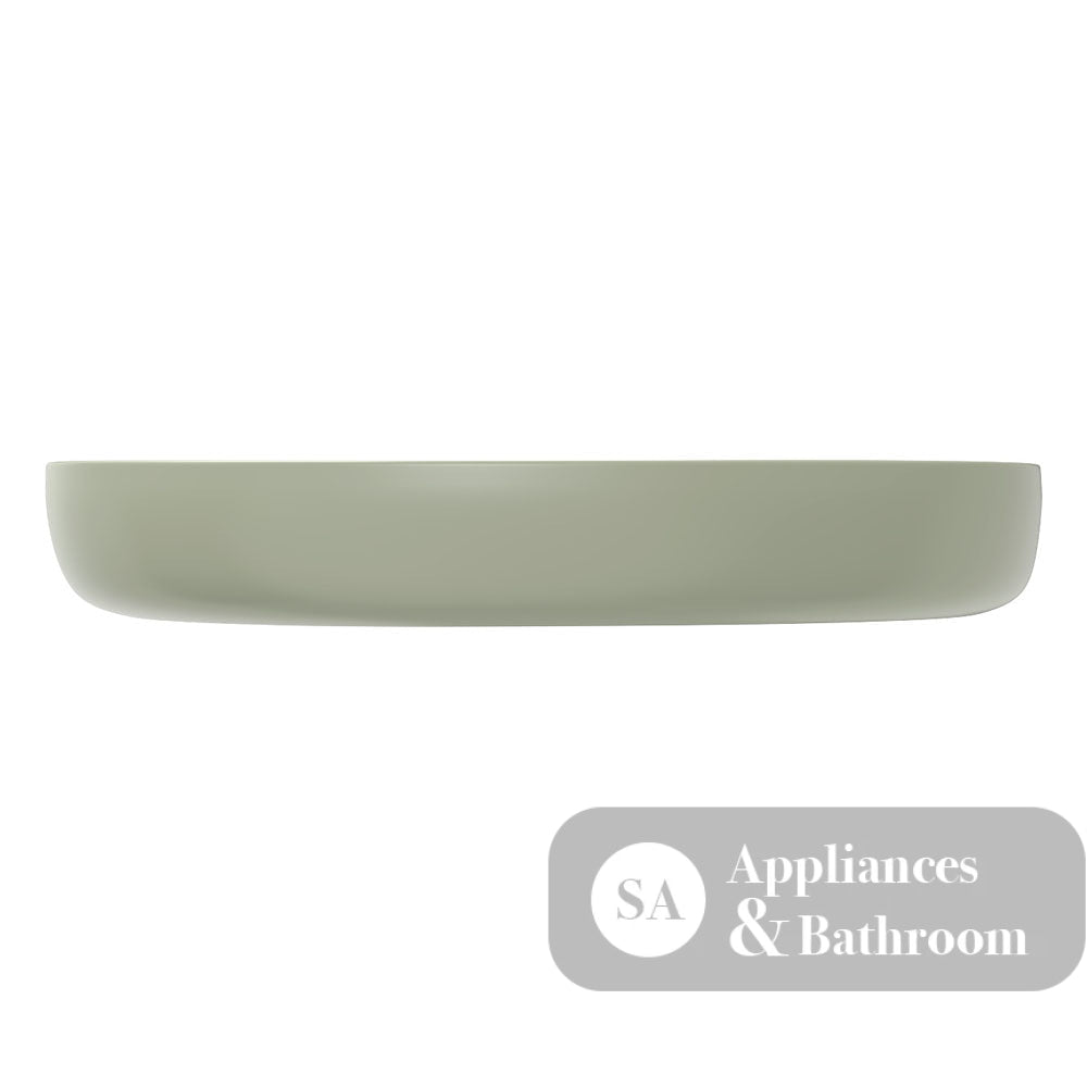 Fienza RB489MG Pebble Large Above Counter Basin Matte Olive - Basins