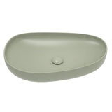 Fienza RB489MG Pebble Large Above Counter Basin Matte Olive - Basins