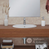 Fienza RB506A Inset Lacy Basin 1 Tap Hole White - Basins
