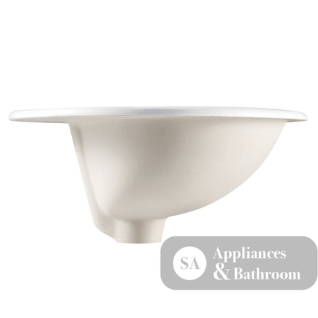 Fienza RB506A Inset Lacy Basin 1 Tap Hole White - Basins