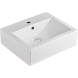 Fienza RB7033 Willow 1 Tap Hole Above Counter Basin Gloss White - Basins
