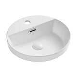 Fienza Reba RB4066 Semi Inset Basin with 1 Tap Hole White - Basins
