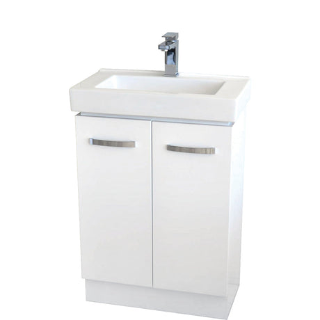Fienza Regent 60Vkw Slim 600Mm White Vanity Unit - Special Order Units