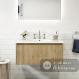 Fienza ROT90RSC Rotondo Alina Scandi Oak 900 Wall-Hung Vanity - Vanity Units