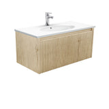Fienza ROT90RSC Rotondo Alina Scandi Oak 900 Wall-Hung Vanity - Vanity Units