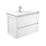 Fienza Rotondo Hampton Rot90T 900Mm White Wall Hung Vanity Unit - Special Order Units