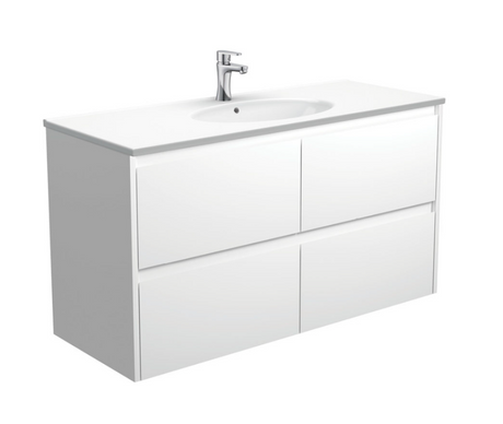 Fienza Rotondo ROT120NBW 1200mm Wall Hung Vanity - Vanity Units