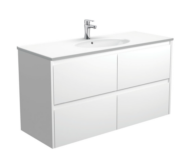 Fienza Rotondo ROT120NBW 1200mm Wall Hung Vanity - Vanity Units