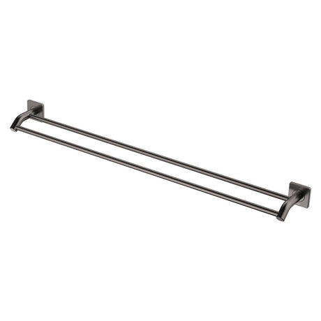 Fienza Sansa 900mm Double Towel Rail - Gunmetal Grey - Double Towel Rail