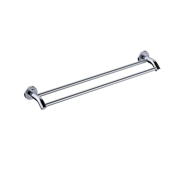 Fienza Sansa Double Towel Rail 600mm 8320860 - Chrome - Double Towel Rail