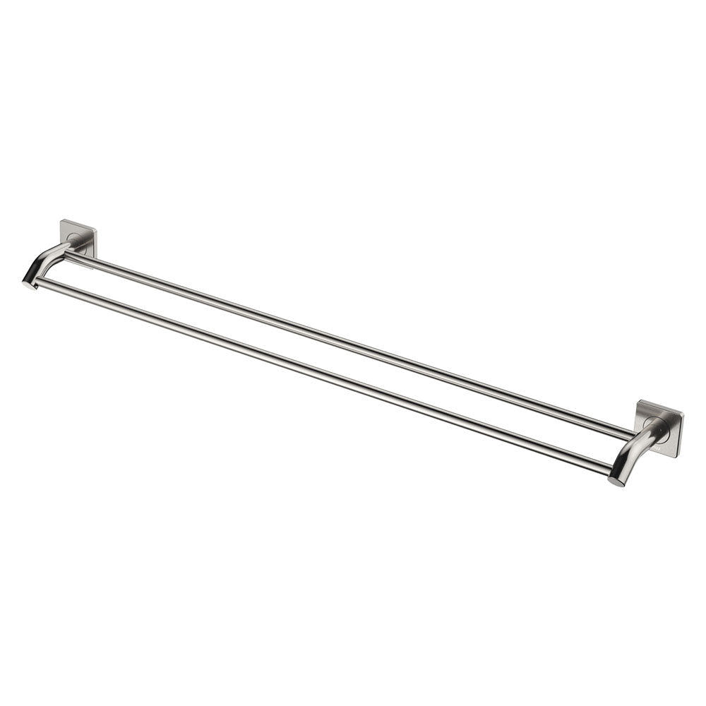 Fienza Sansa Double Towel Rail 900mm 83208BN - Brushed Nickel - Double Towel Rail