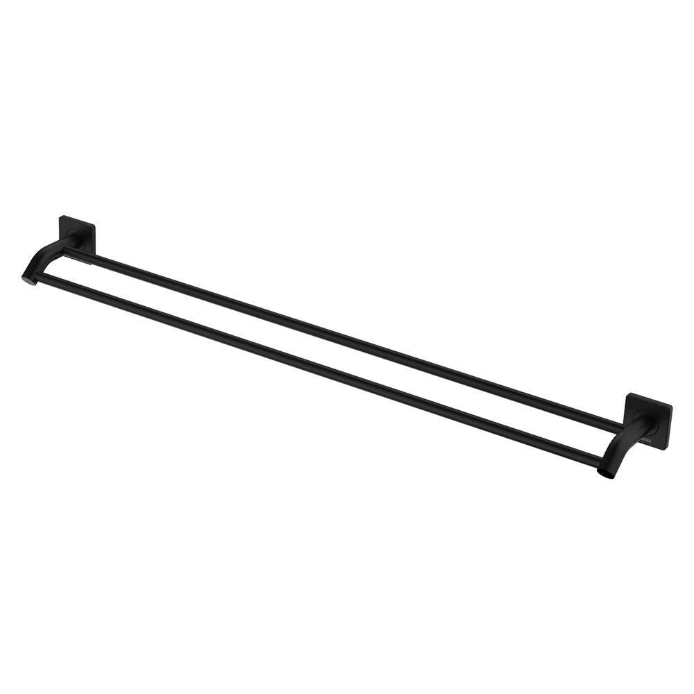 Fienza Sansa Double Towel Rail 900mm 83208MB - Matte Black - Double Towel Rail