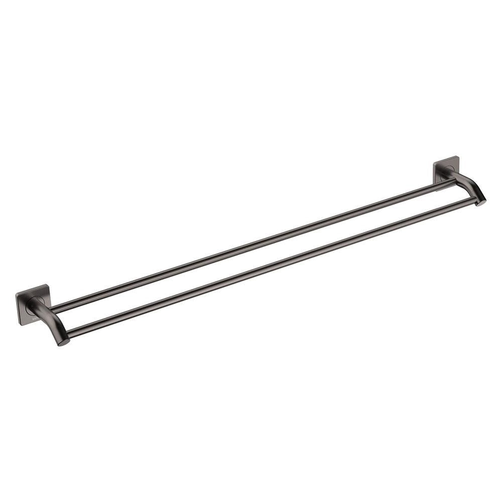 Fienza Sansa Double Towel Rail 900nn 83208GM - Gunmetal Grey - Double Towel Rail