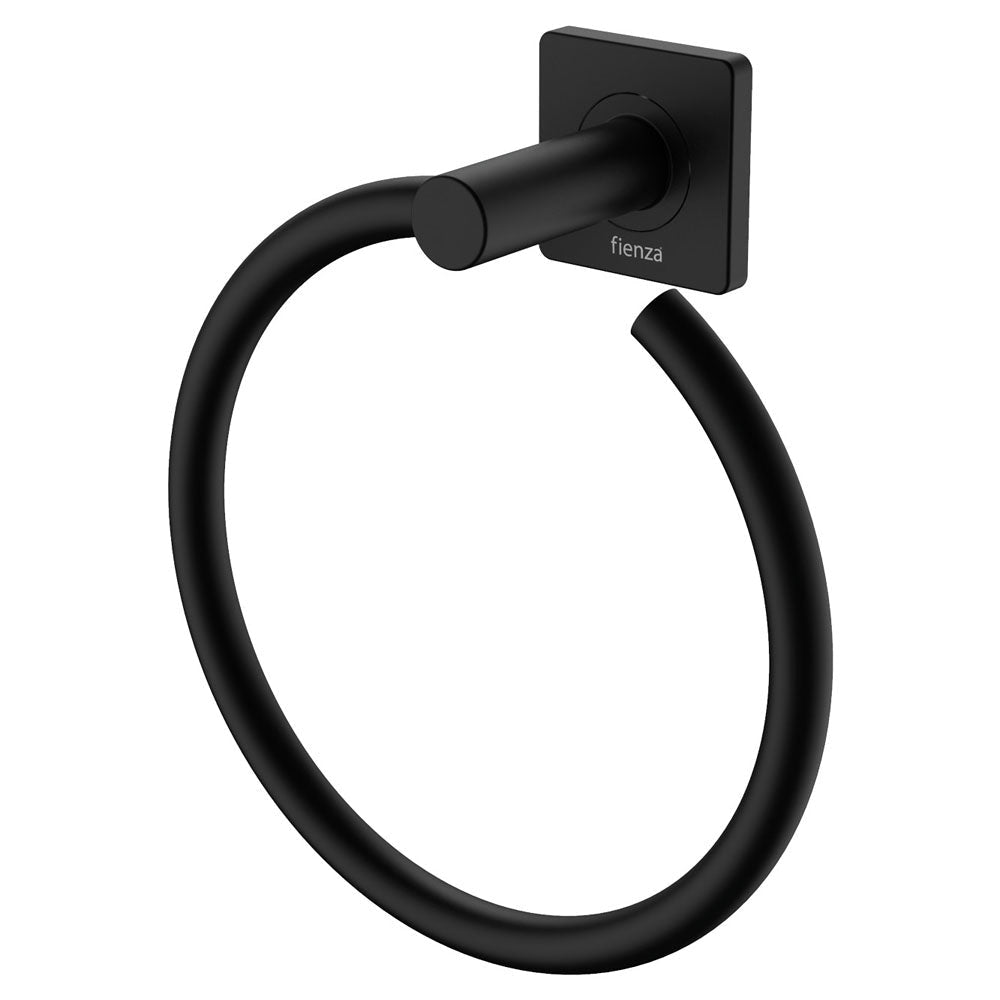 Fienza Sansa Hand Towel Ring 83202MB - Matte Black - Hand Towel Holder