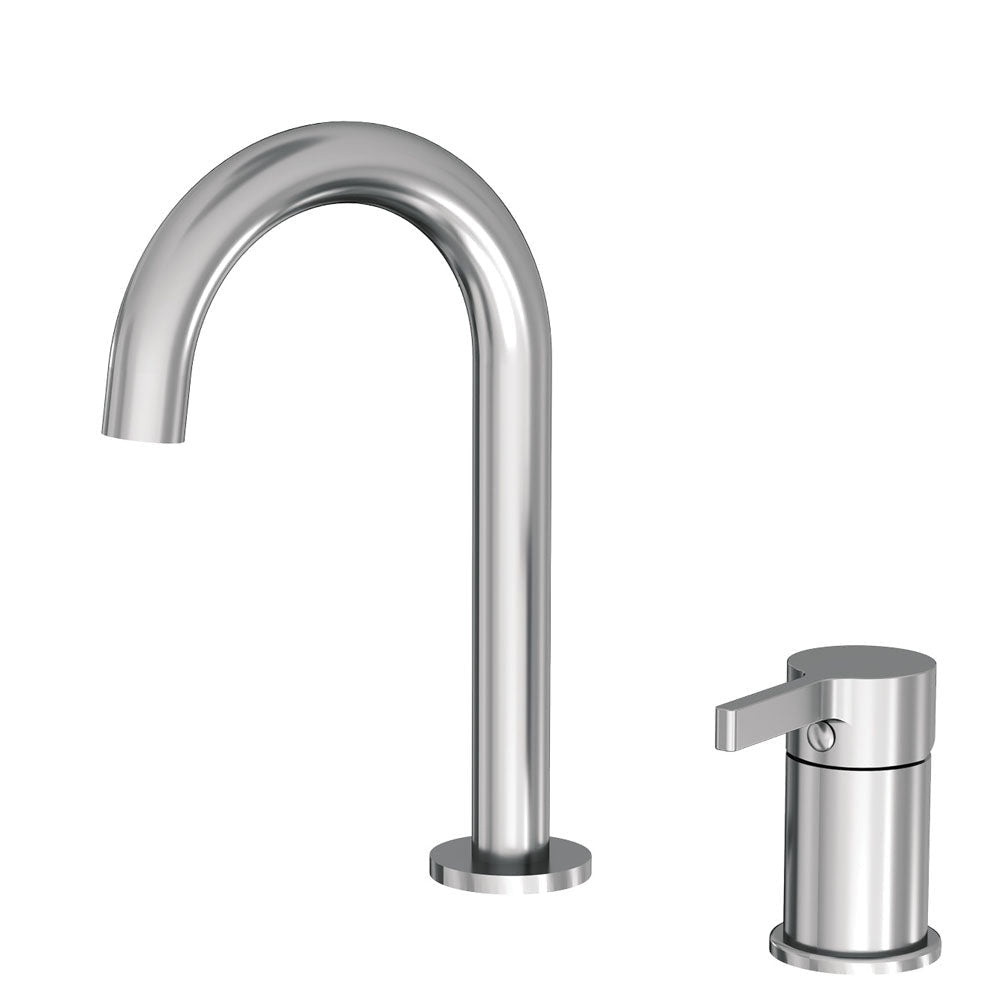 Fienza Sansa Hob Mounted Mixer Set - Chrome - Basin Mixer