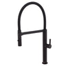 Fienza Sansa Pull Down Sink Mixer - Matte Black - Matte Black - Kitchen Mixer Taps