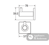 Fienza Sansa Robe Hook 83204BN - Brushed Nickel - Robe Hooks