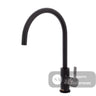 Fienza Sansa Sink Mixer - Matte Black - Matte Black / Gunmetal Grey Handle - Kitchen Mixer Taps