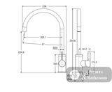 Fienza Sansa Sink Mixer - Matte Black - Kitchen Mixer Taps