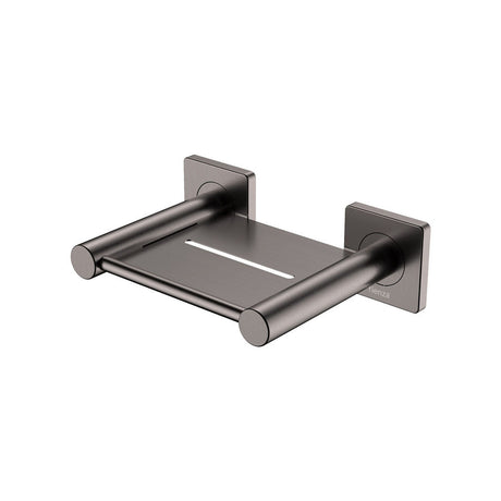 Fienza Sansa Soap Shelf 83206GM - Gunmetal Grey - Robe Hooks