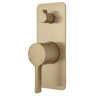 Fienza Sansa Soft Square Plate Wall Diverter Mixer - Urban Brass - Urban Brass - Wall Mixer Diverter