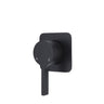 Fienza Sansa Soft Square Plate Wall Mixer - Matte Black - Matte Black - Wall Mixer