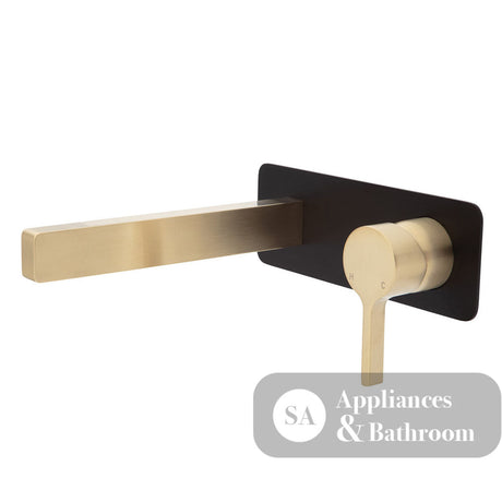 Fienza Sansa Wall Basin Mixer Set - Urban Brass - Wall Mixer Set