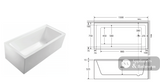 Fienza Sentor Acrylic Corner Bath 1500mm - Gloss White - Corner Baths