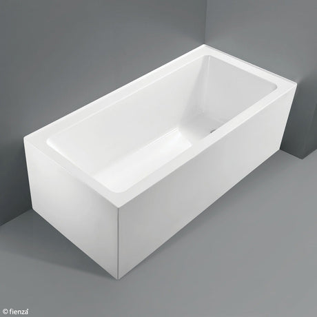 Fienza Sentor Acrylic Corner Bath 1500mm - Gloss White - Left Corner - Corner Baths