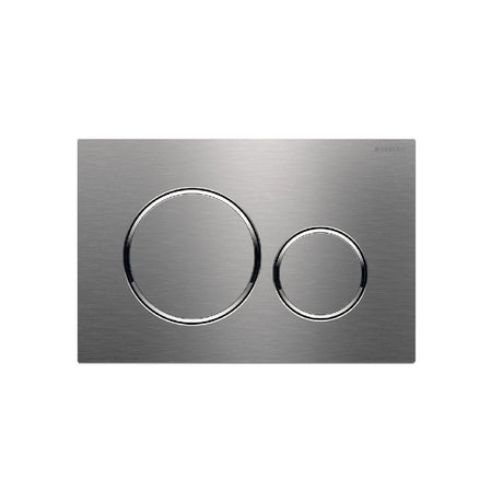 Fienza SIG20-BSS Round Flush Buttons for Geberit Sigma 20 Brushed Stainless Steel - Toilet Cisterns & Buttons