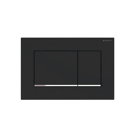 Fienza SIG30-MB Rectangular Flush Buttons for Geberit Sigma 30 Matte Black - Toilet Cisterns & Buttons