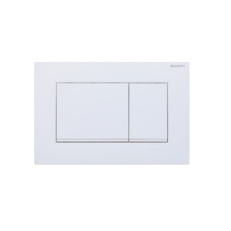 Fienza SIG30-WH Rectangular Flush Buttons for Geberit Sigma 30 Matte White - Toilet Cisterns & Buttons