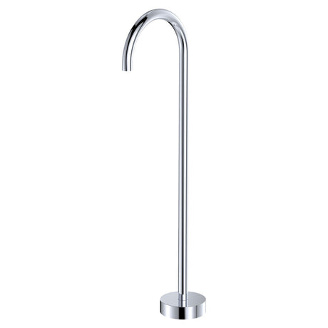 Fienza SP8016 Kaya Floor Mounted Gooseneck Bath Outlet Chrome - Bath Fillers